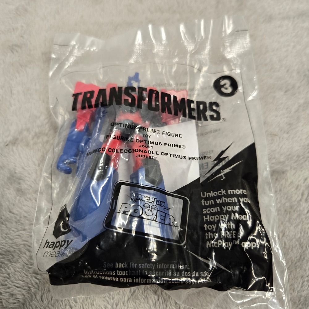 McDonalds Transformers Optimus Prime Happy Meal Toy 2016 Sealed New 3